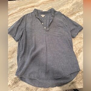 Merona men’s camp shirt large short sleeve
